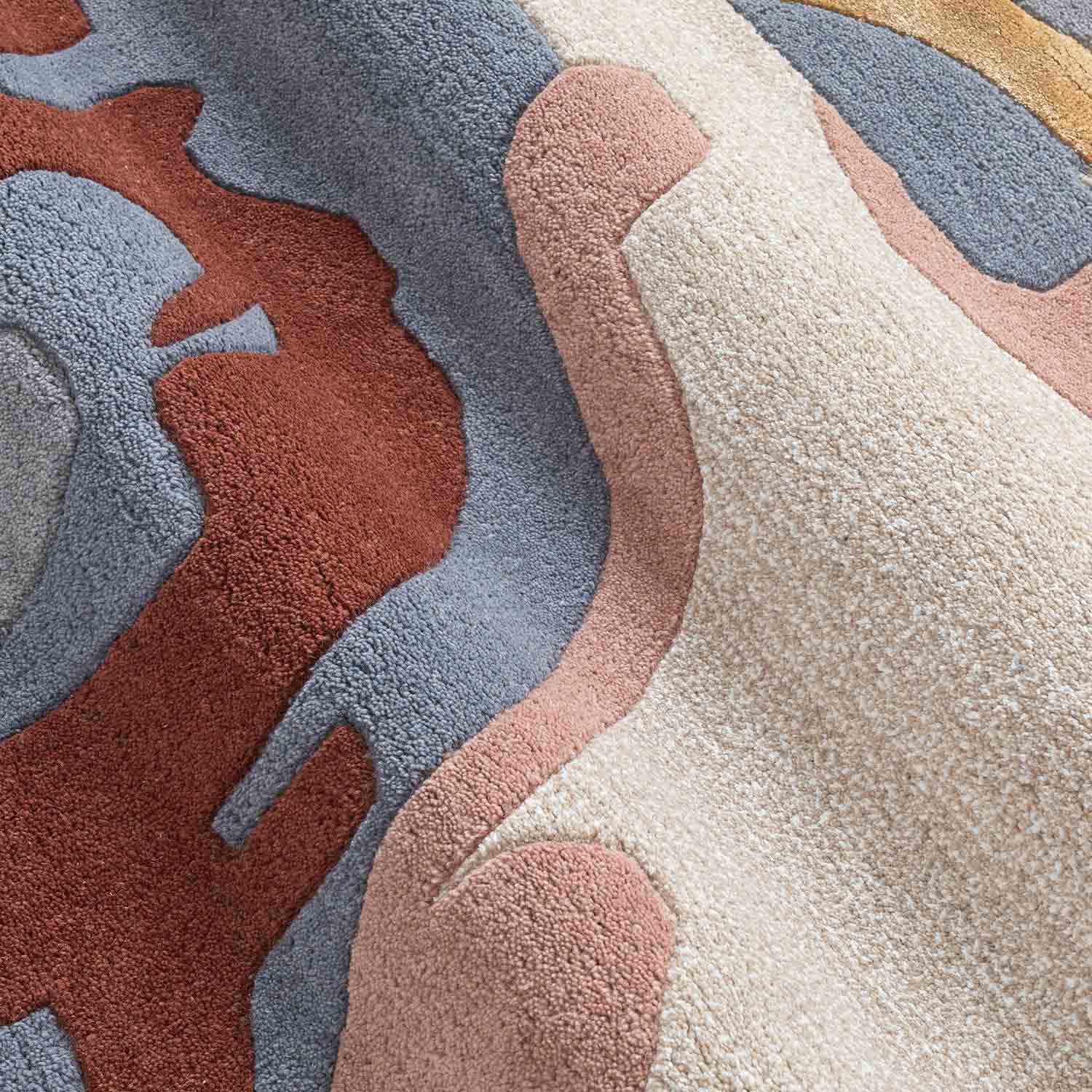 Fluxo Hand Tufted Woollen And Viscose Rug