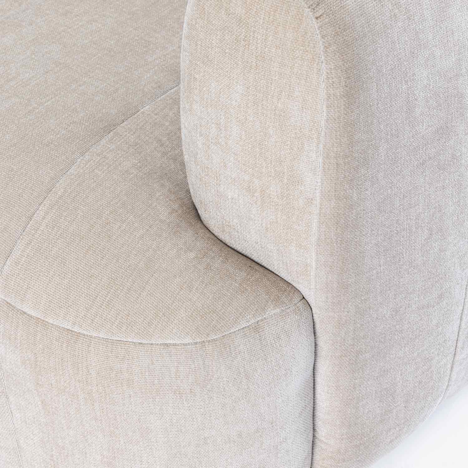 Maro Swivel Armchair - Beige
