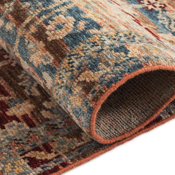 Parvaz rug by Obeetee - angle view