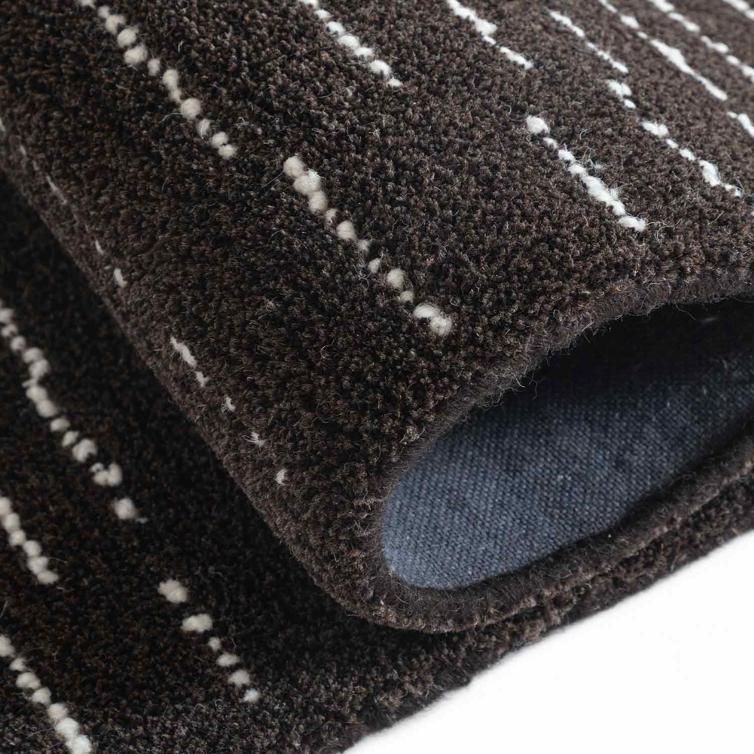 Titanium Hand Tufted Woollen And Viscose Rug