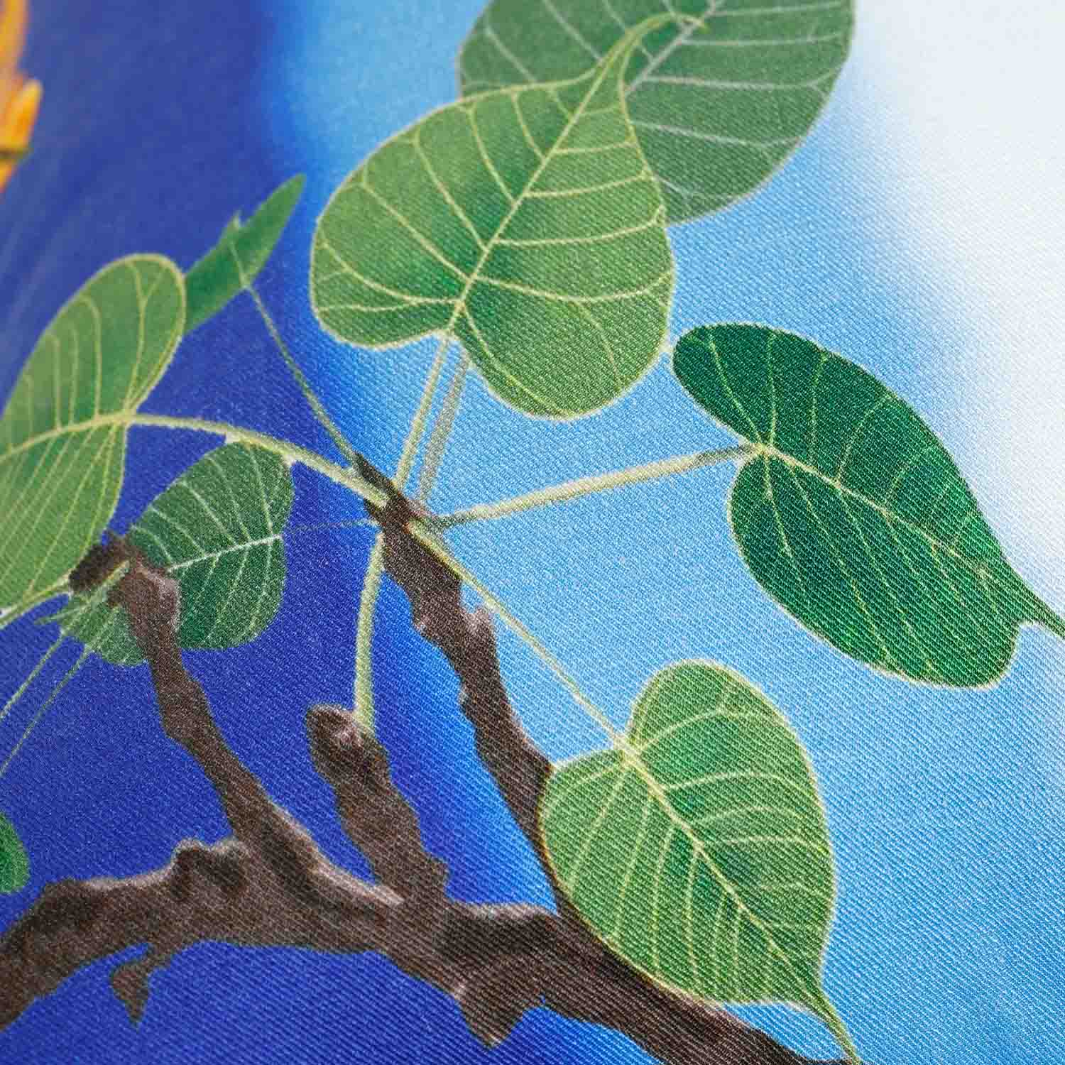 Beach Digital Printed Woollen And Silk Cushion By Mariella Ienna