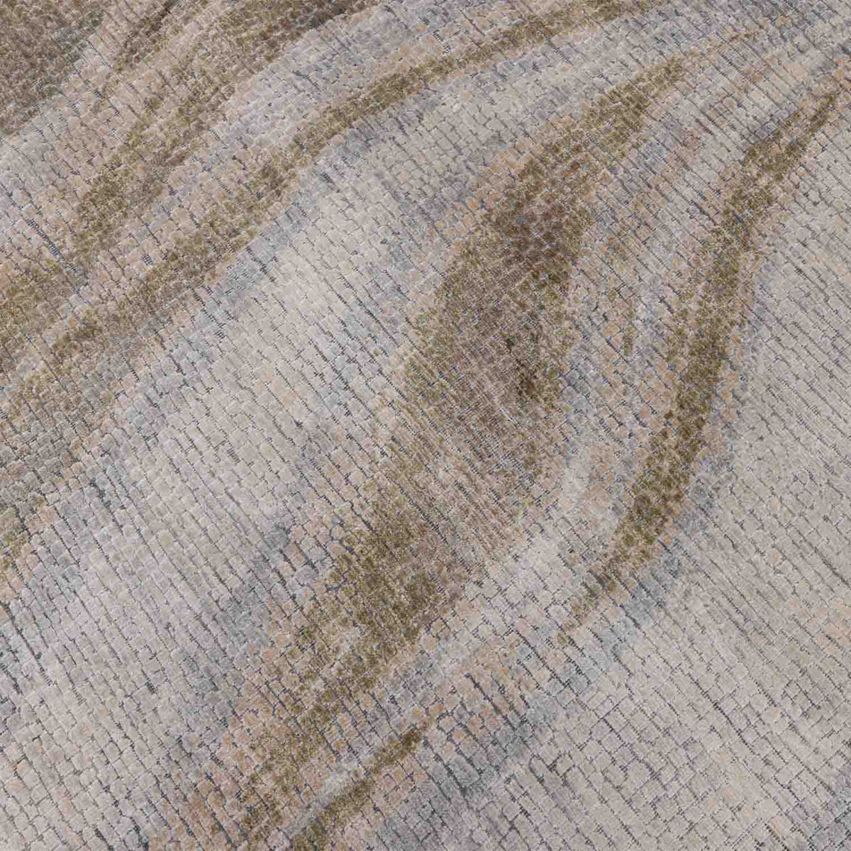 Unfurl Hand Knotted Wool And Silk Rug By Luke Irwin