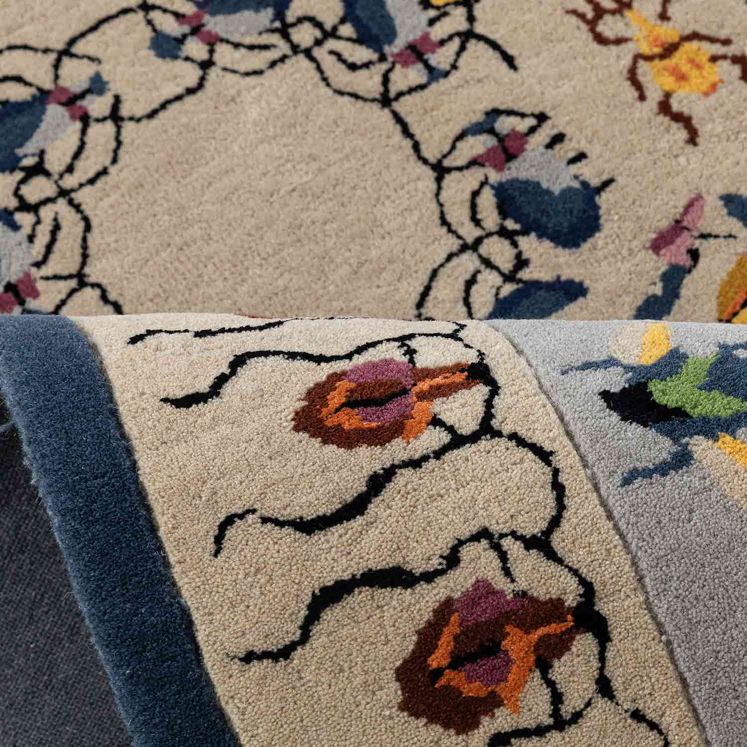 Motif Mania Hand Tufted Woollen And Viscose Rug By Varun Rana
