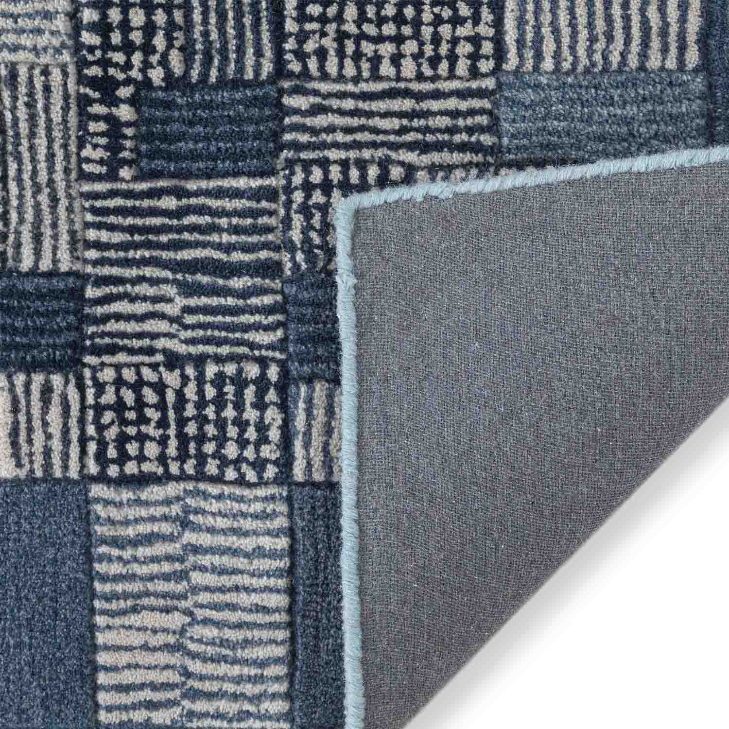 Blurred Amalgamations Hand Tufted Woollen Rug By Shripal Munshi