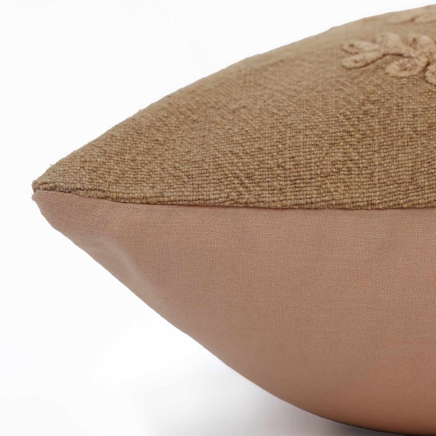 Cotton embroidered Zyra Lumbar Cushion Cover