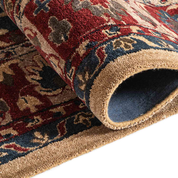 Tianlu hand tufted woollen rug from Silk Route by Obeetee - detail view