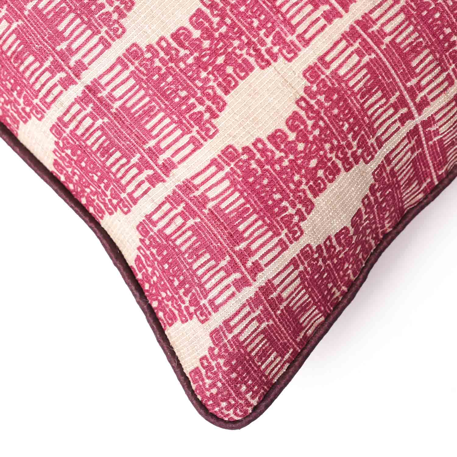 Varusta Tassar Silk Digital Printed Cushion Cover By Mariella Ienna