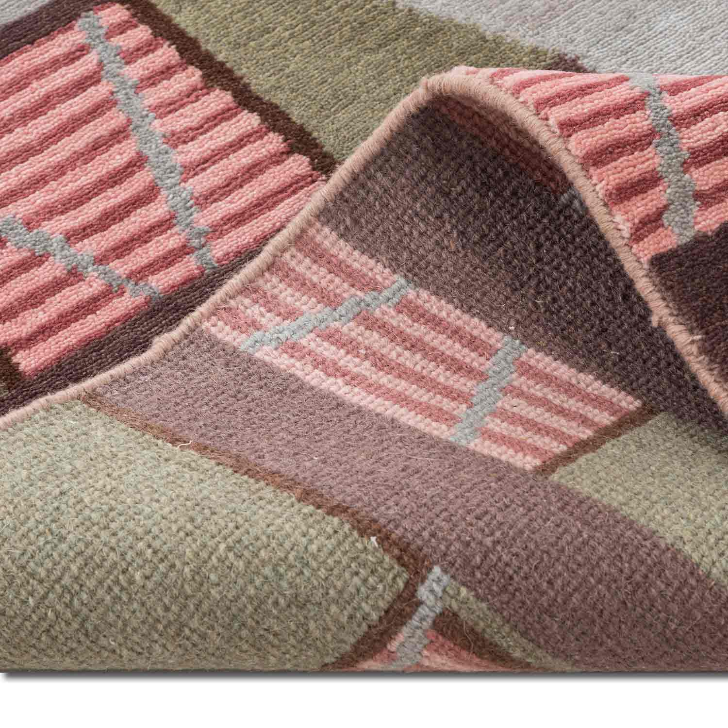 X And Y Hand Knotted Wool Rug By Shripal Munshi