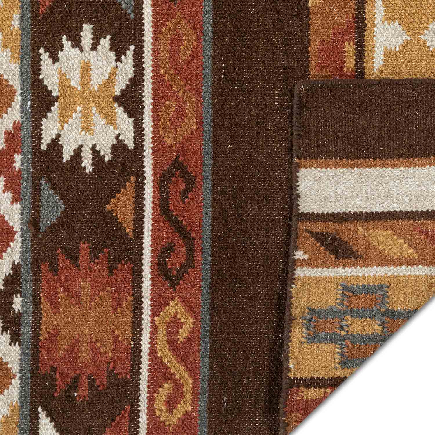 Bahrud Hand Woven Woollen Kilim
