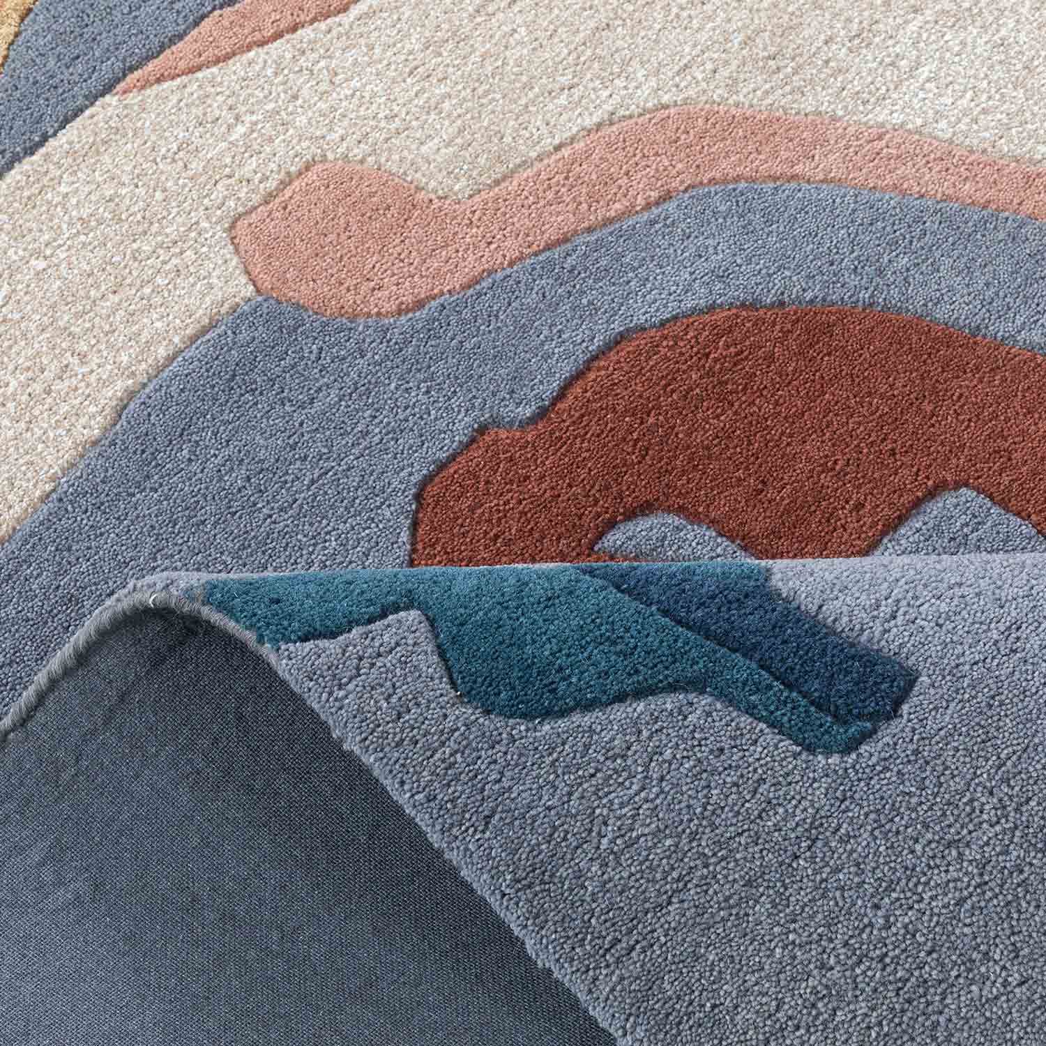 Fluxo Hand Tufted Woollen And Viscose Runner