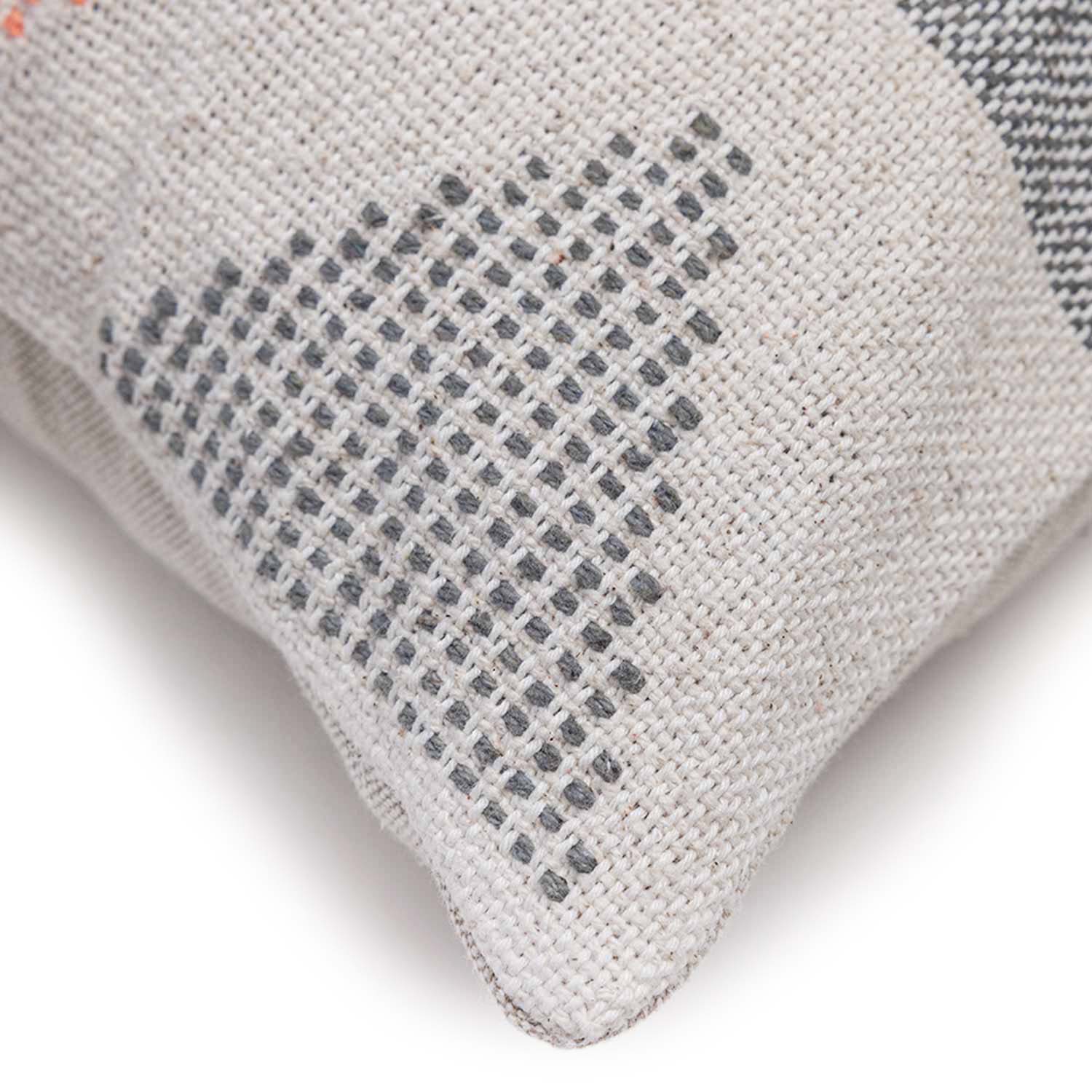 Nomadica Woven Stripes Cotton Chambray Cushion Cover