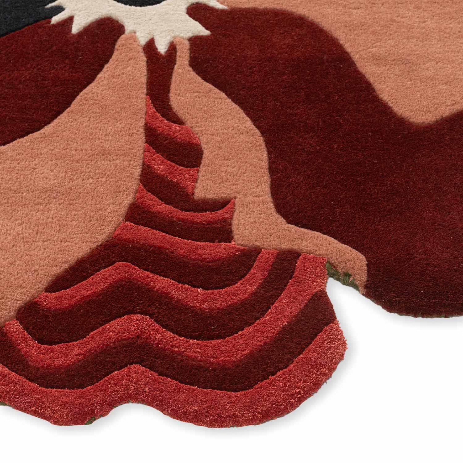 Phool Hand Tufted Woollen And Viscose Rug