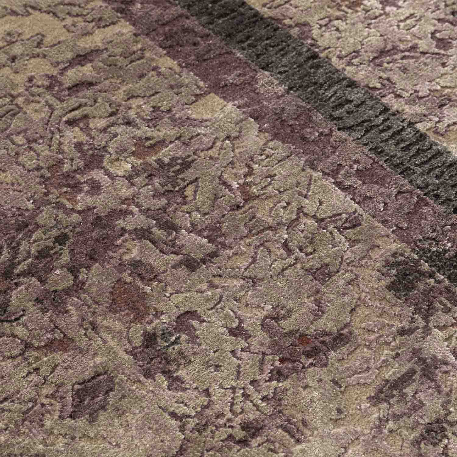 Bequests of Cawnpore Hand Knotted Woollen and Silk Runner By Shantanu And Nikhil