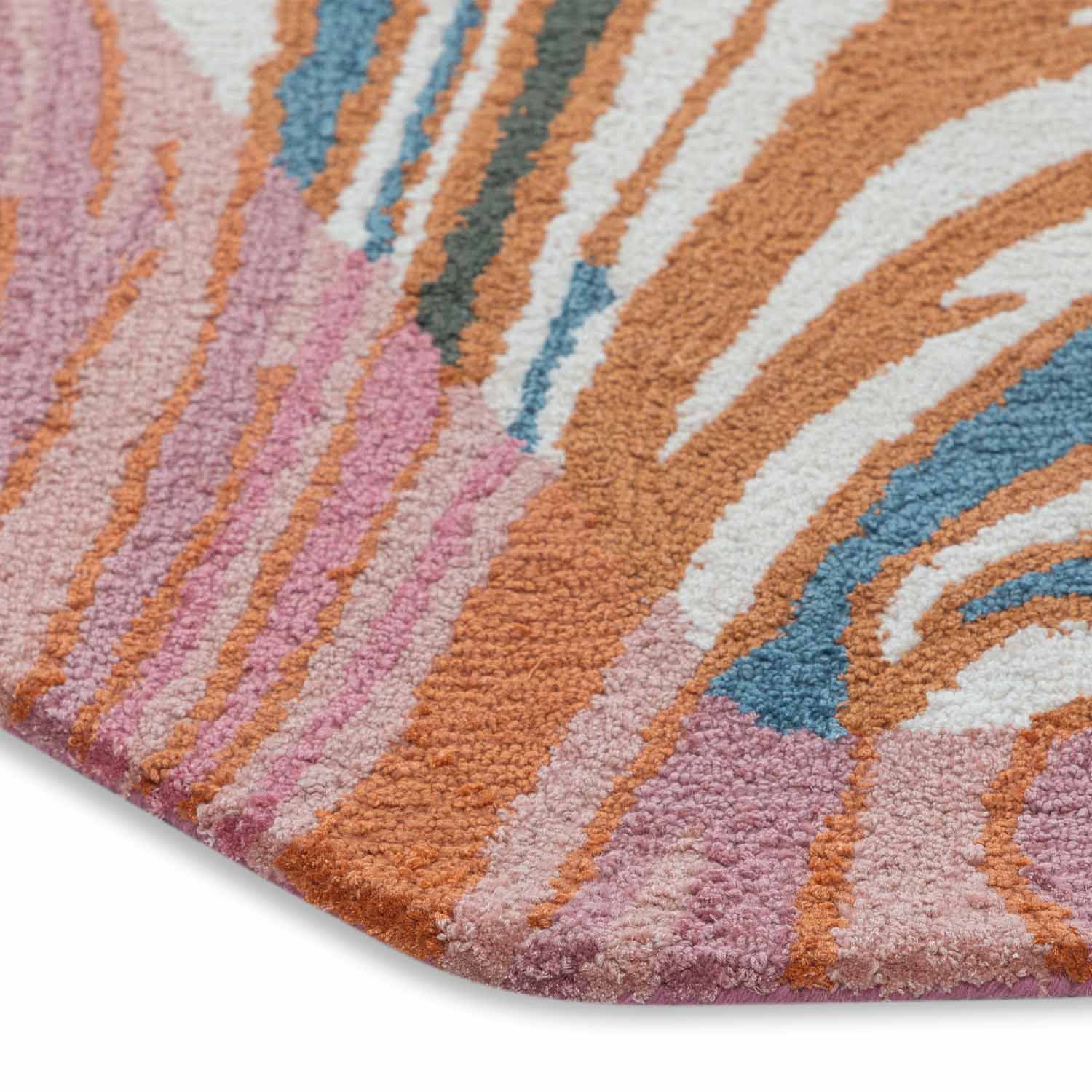 Flory Hand Tufted Woollen And Viscose Rug