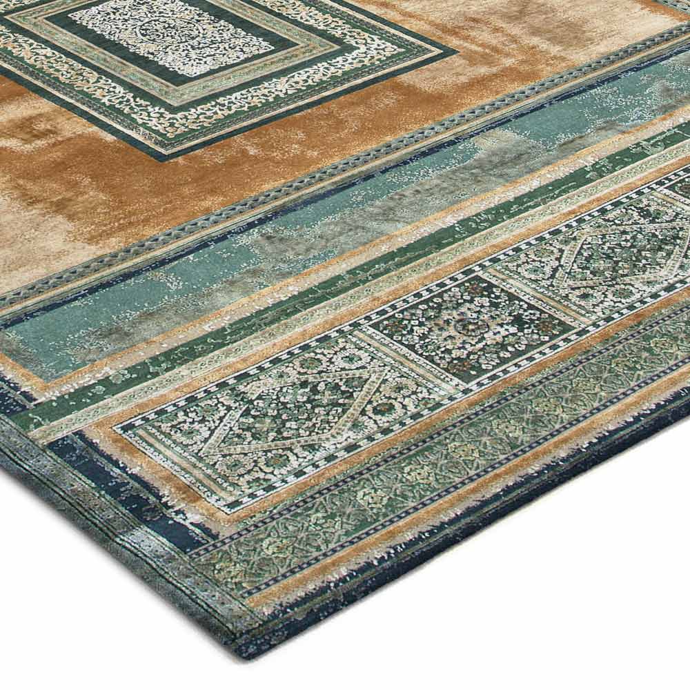 Mughal Maze Hand Knotted Woollen And Silk Rug
