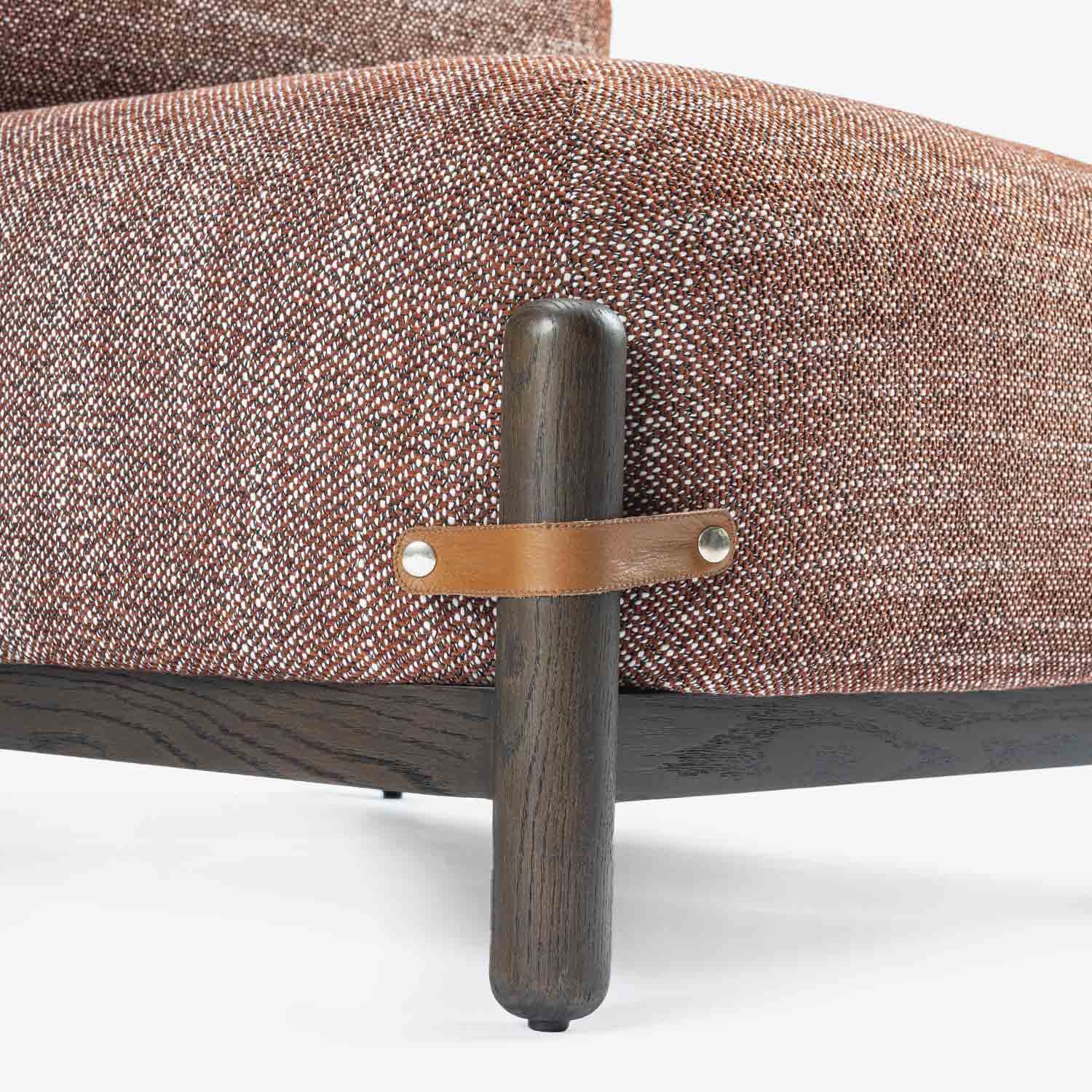 Billy Lounge Chair-Dark Amber