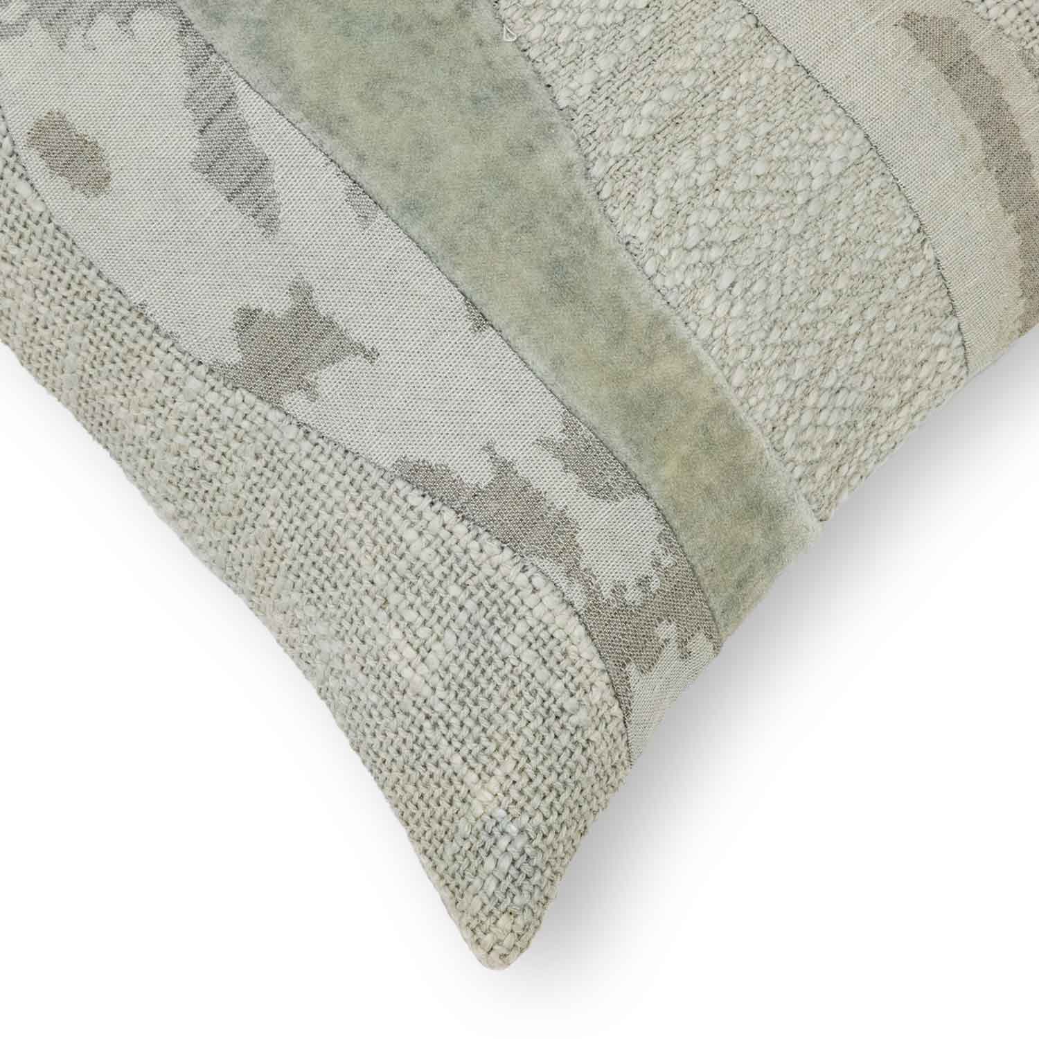 Cotton multi textured Variant Lumber Cushion Cover