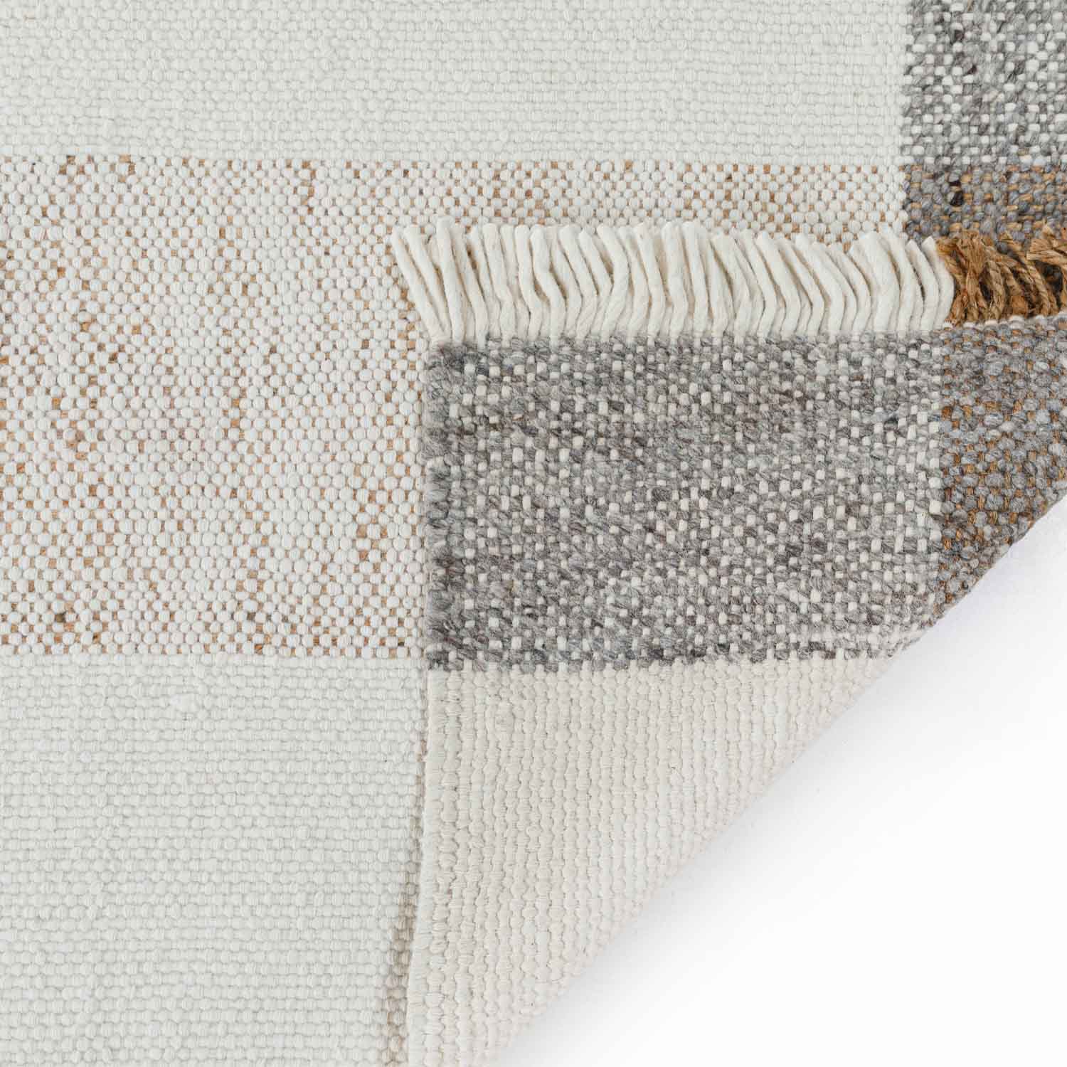 Chand Flat Weave Wool And Jute Dhurrie