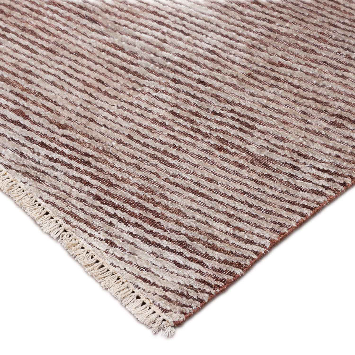Sashiko Hand Knotted Wool And Silk Rug By Luke Irwin