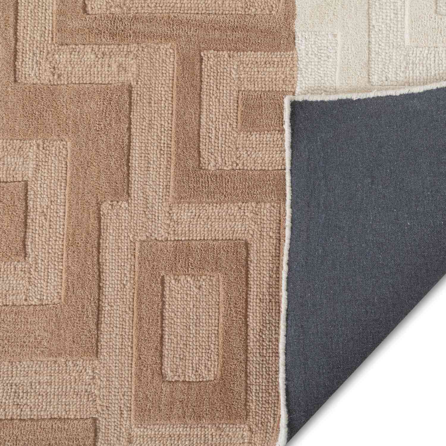 Brick Horizon Hand Tufted Woollen Rug