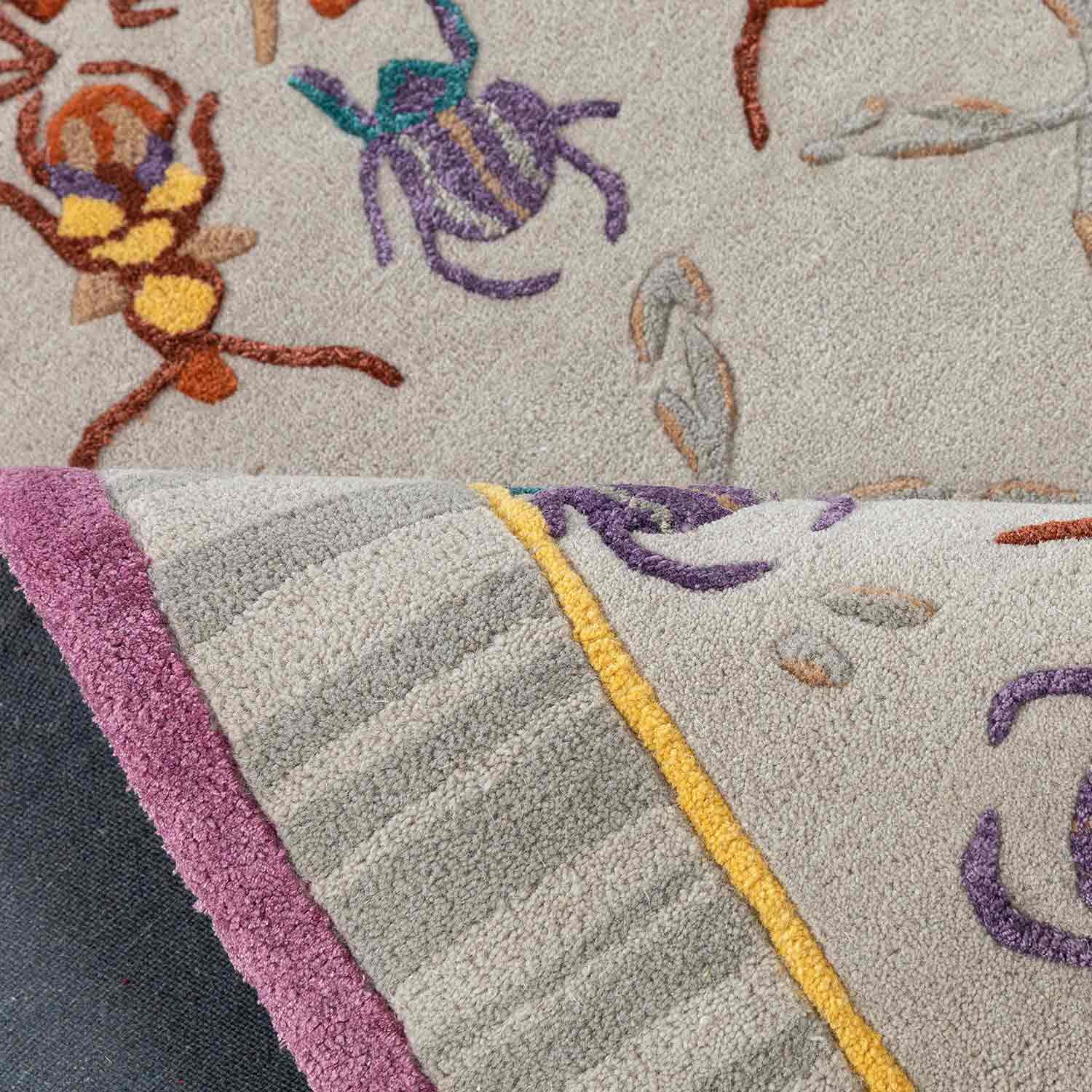 Dance Concentric Hand Tufted Woollen And Viscose Rug By Varun Rana