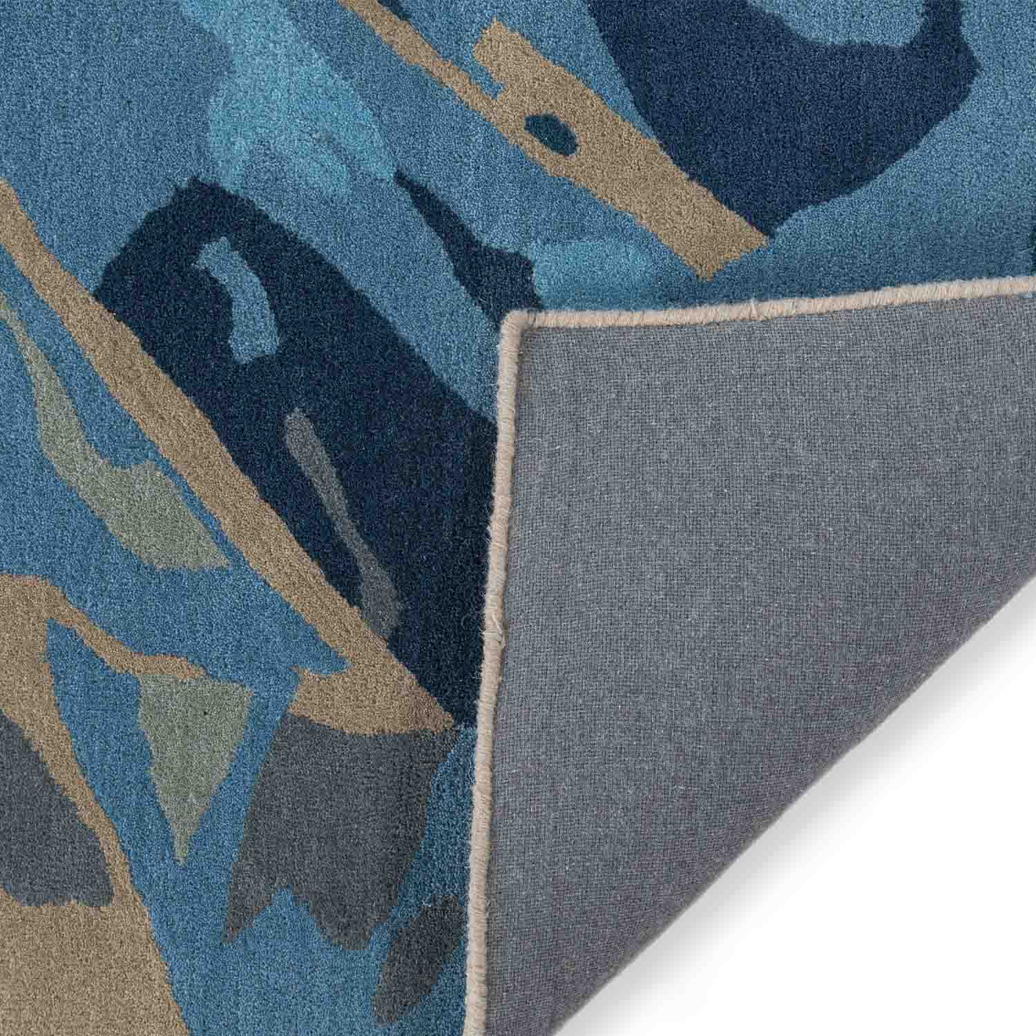 Majestic Mirror Hand Tufted Woollen Rug By Shripal Munshi