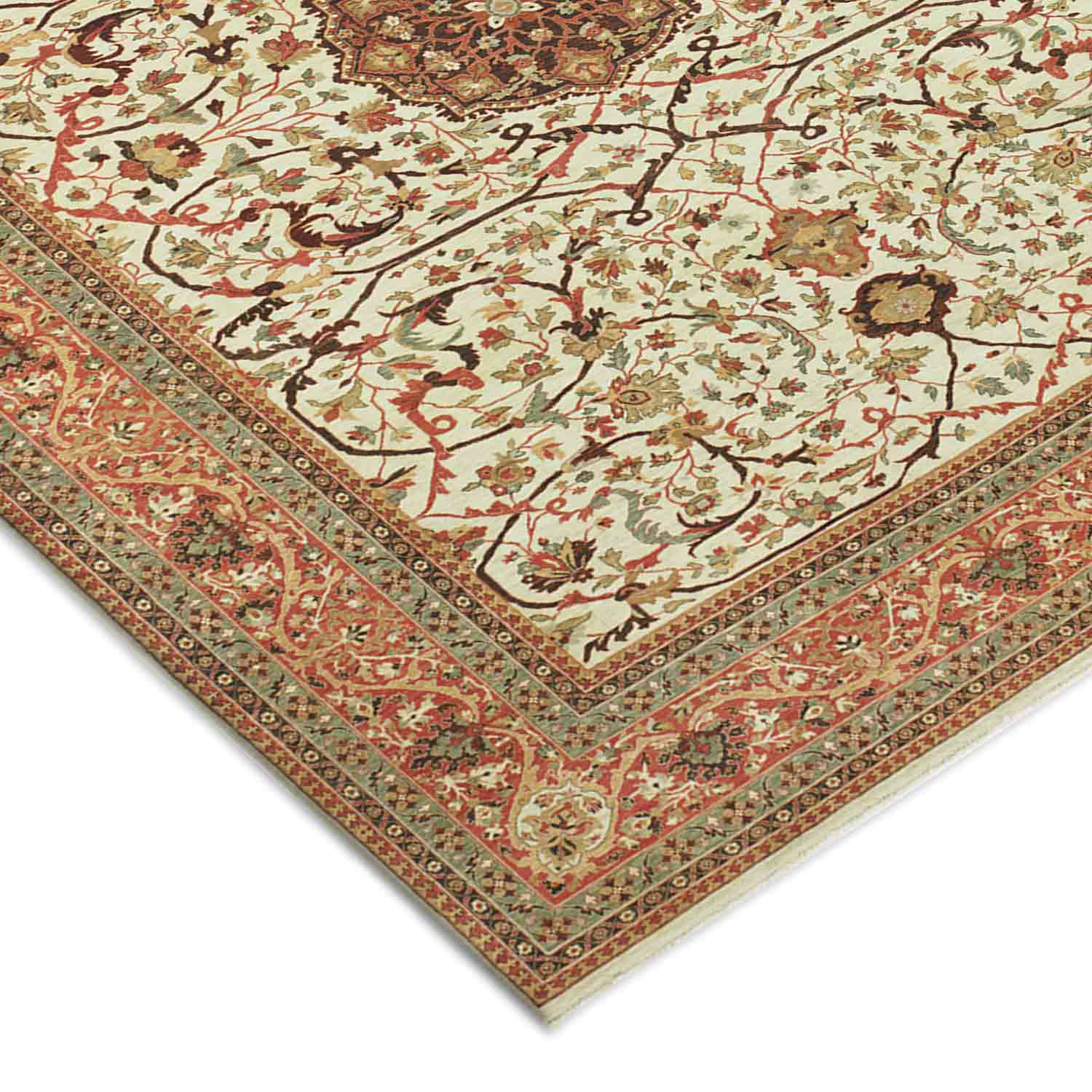 Sultaanabad Hand Knotted Woollen Rug