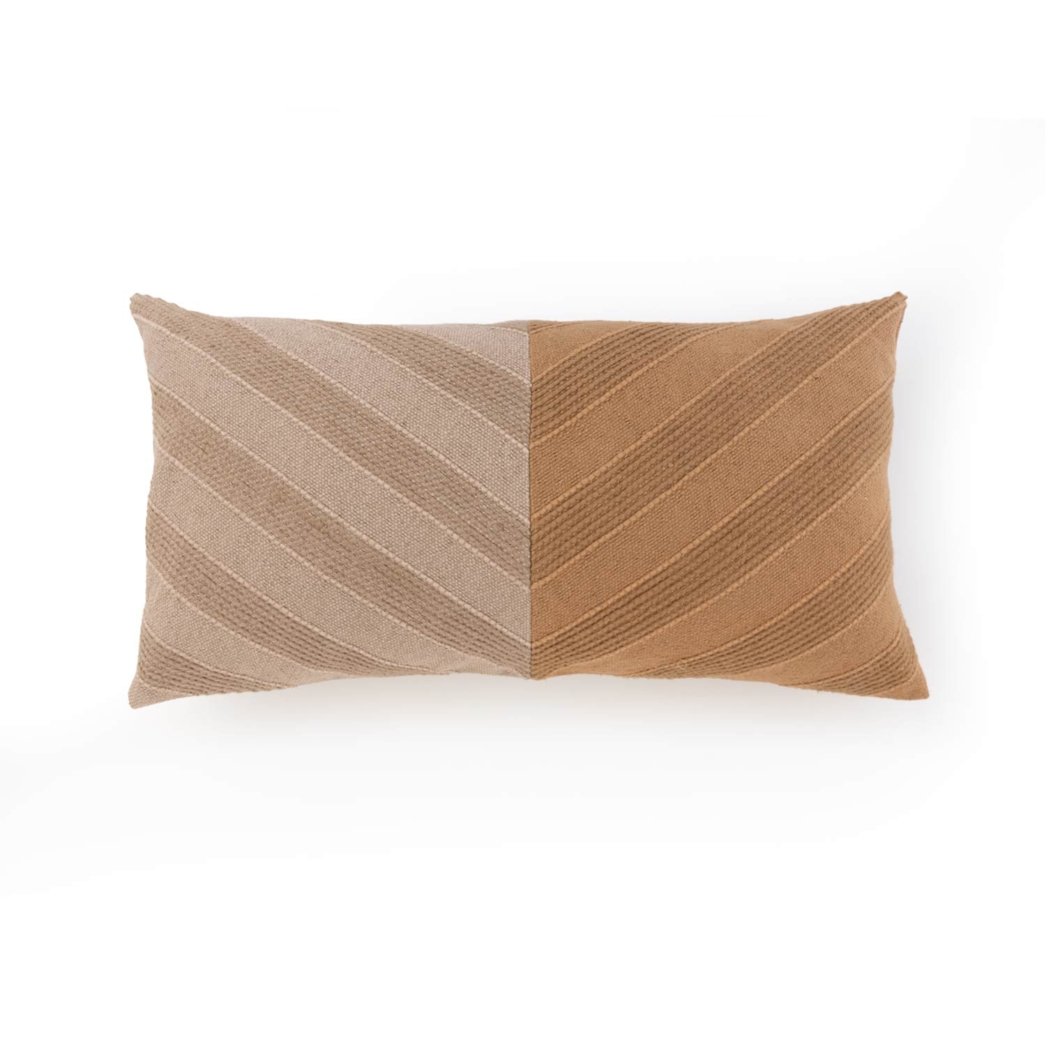 Cotton handloom Arrowhead Lumbar Cushion Cover