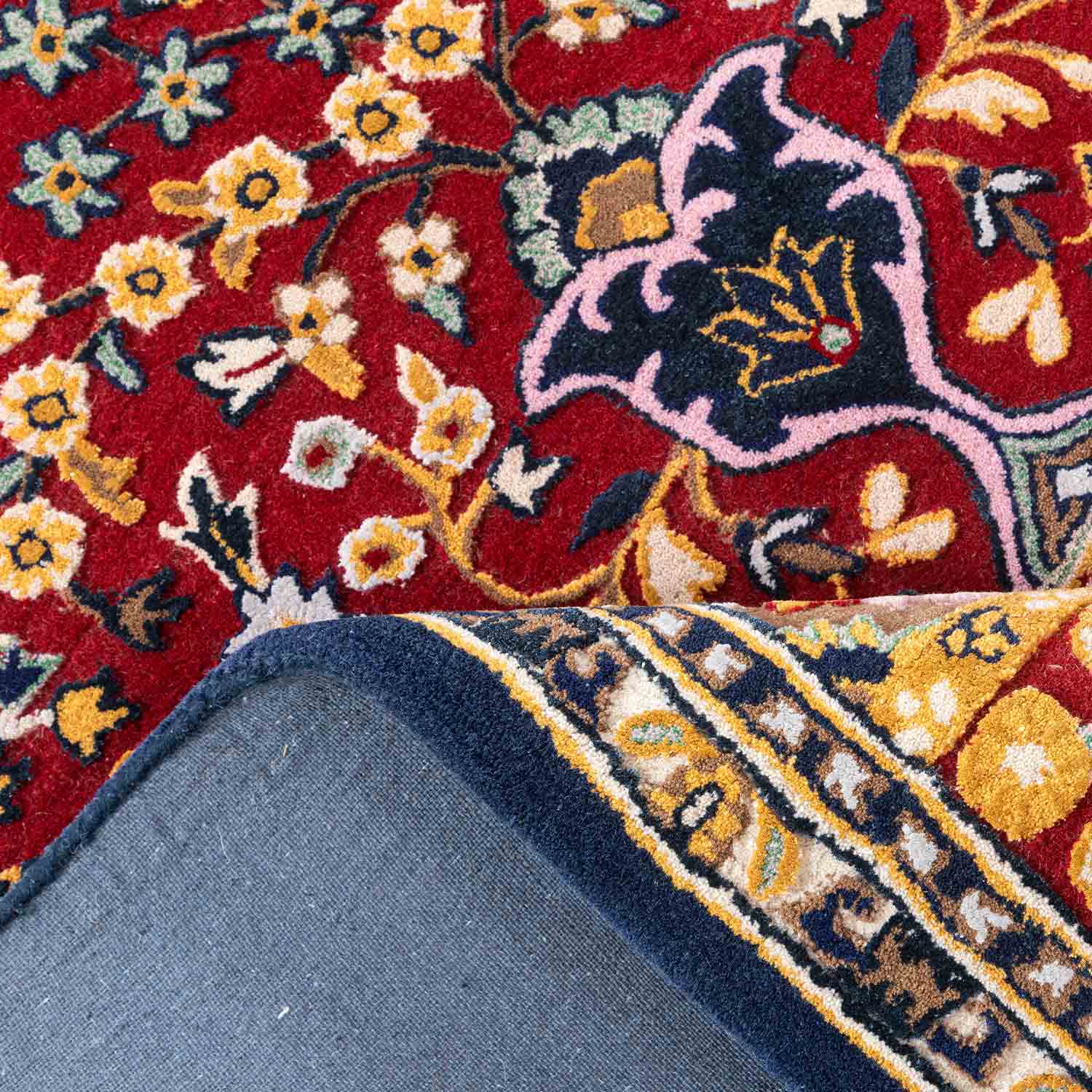 Rumia Hand Tufted Woollen And Viscose Rug