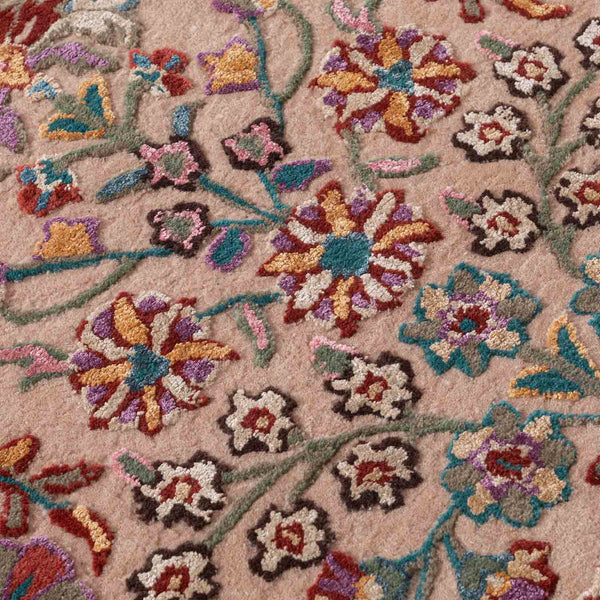 Yasmeen Hand Tufted Woollen And Viscose Rug