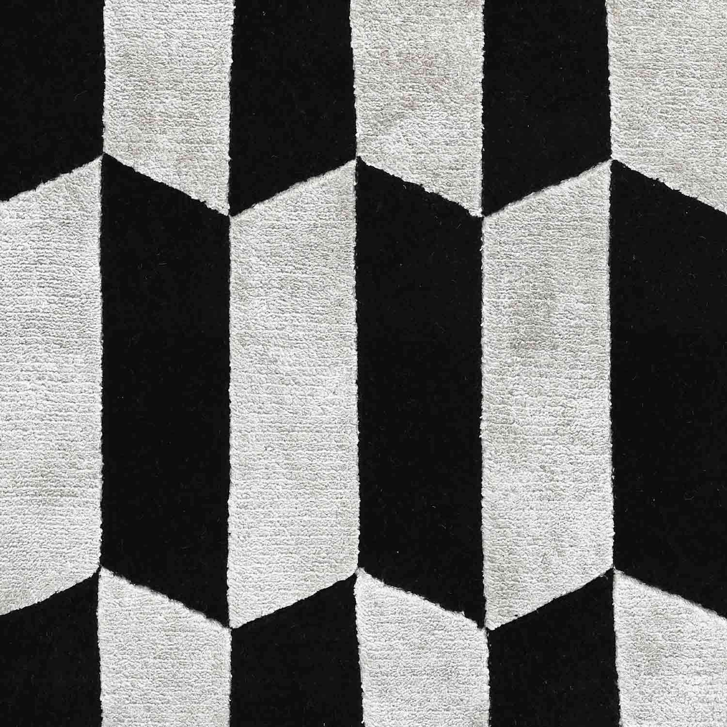 Tibetan Hand Knotted Woollen And Viscose Rug