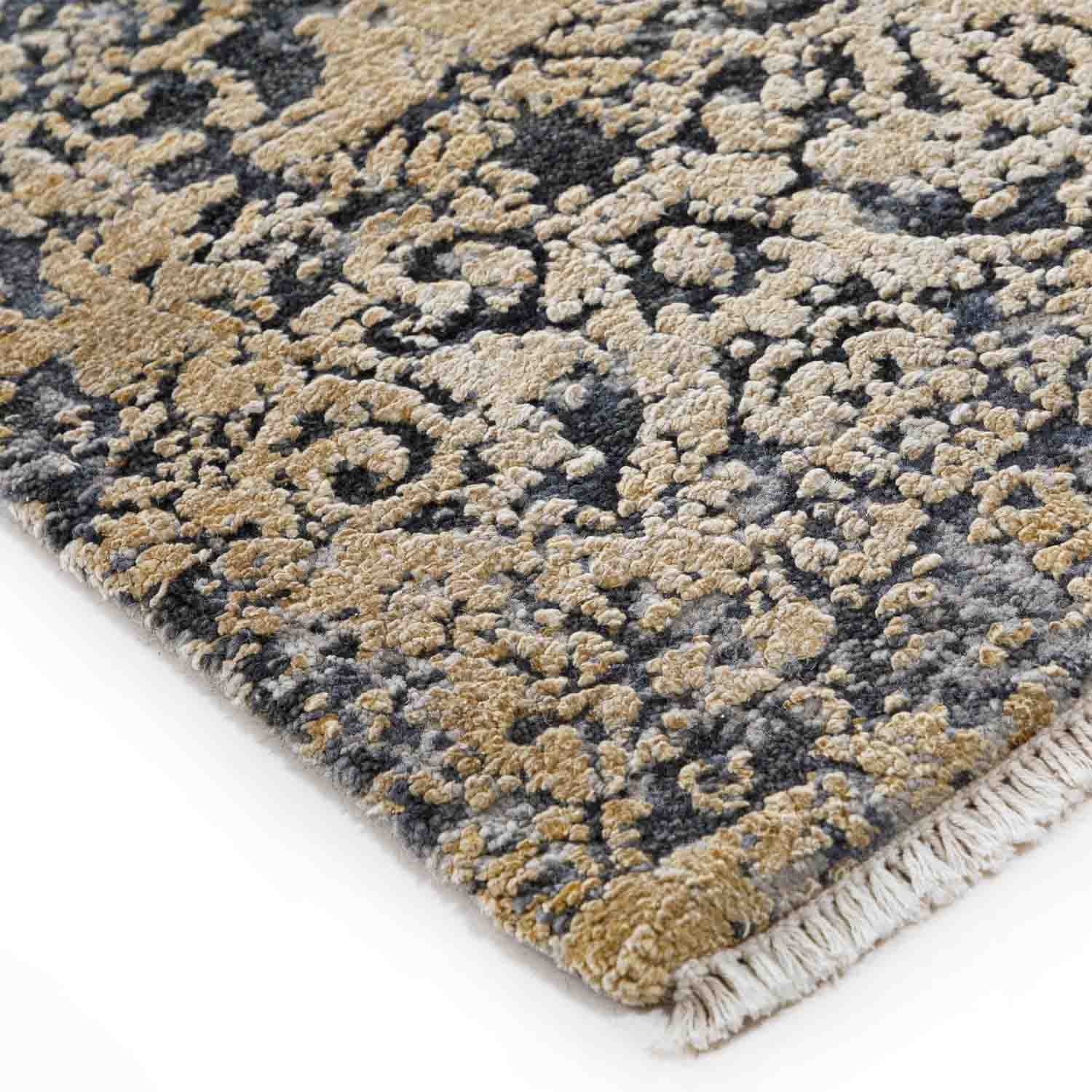 Tempest Hand knotted Woollen And Silk Rug