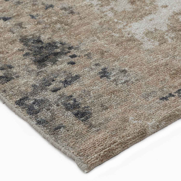 Zehn hand knotted woollen rug by Obeetee - detail view