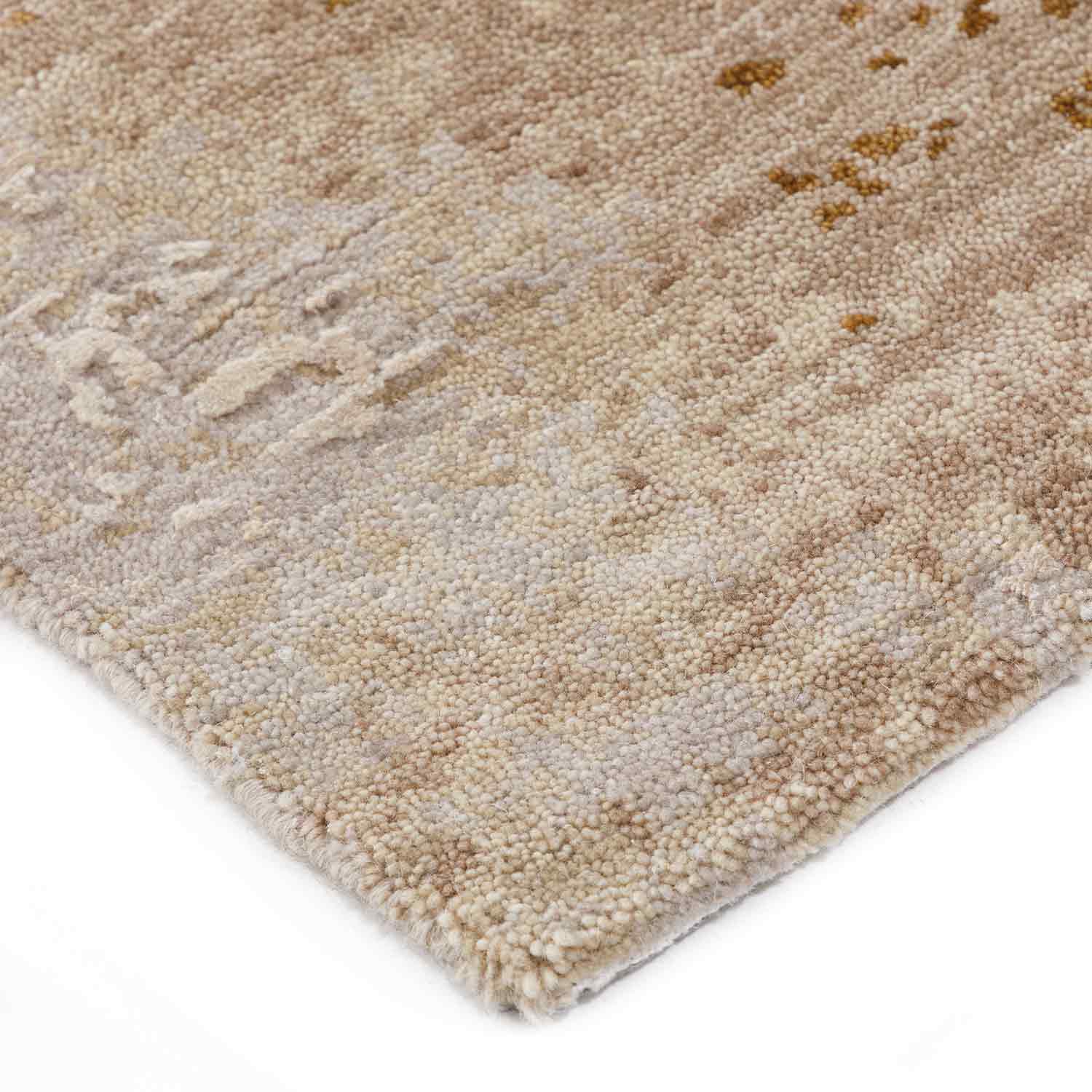 Sienna Hand Knotted Woollen And Silk Rug