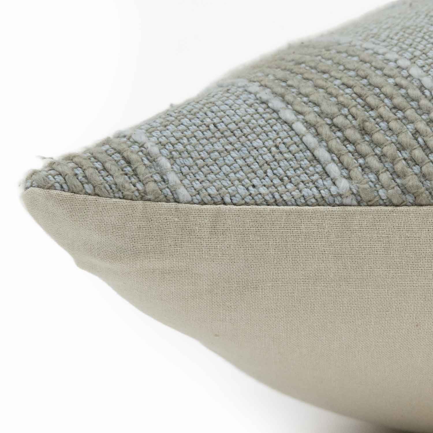 Cotton Handloom Colorblock Fore-ward Lumber Cushion Cover