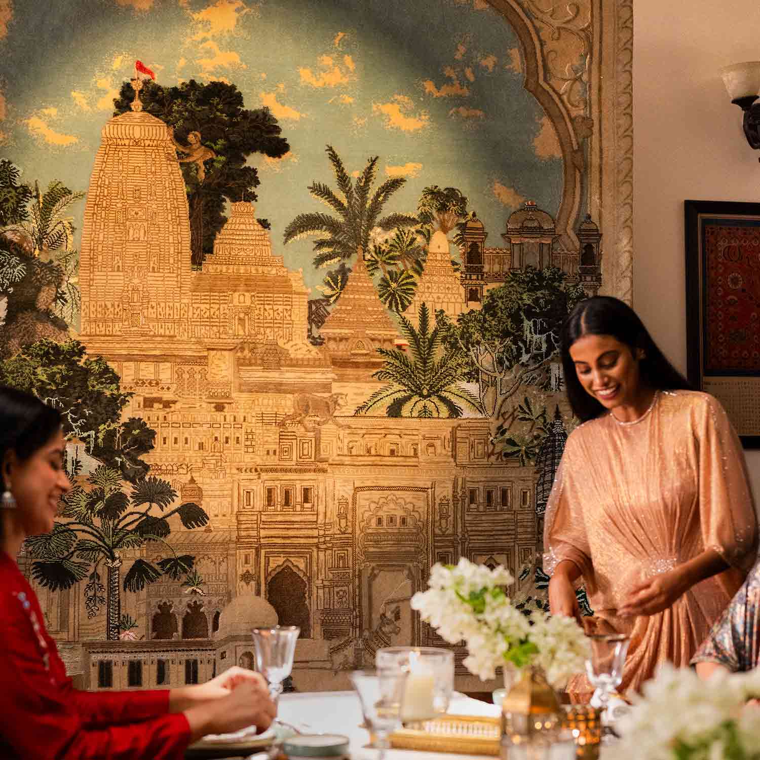 Journey Within Hand Knotted Woollen And Viscose Rug By Anita Dalmia