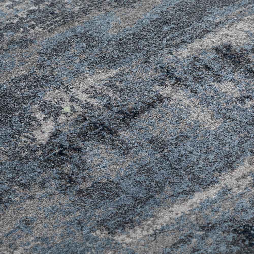 Deep Blue Hand Knotted Woollen Rug