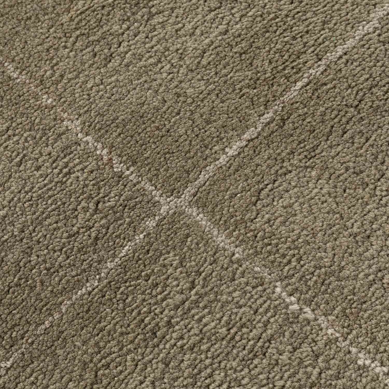 Lawn Hand Tufted Woollen And Viscose Rug