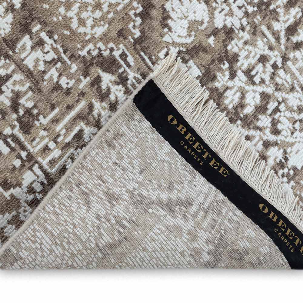 Selcan Hand Knotted Woollen And Viscose Rug