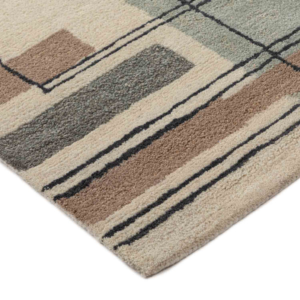 Baramda rug by Obeetee - detail view