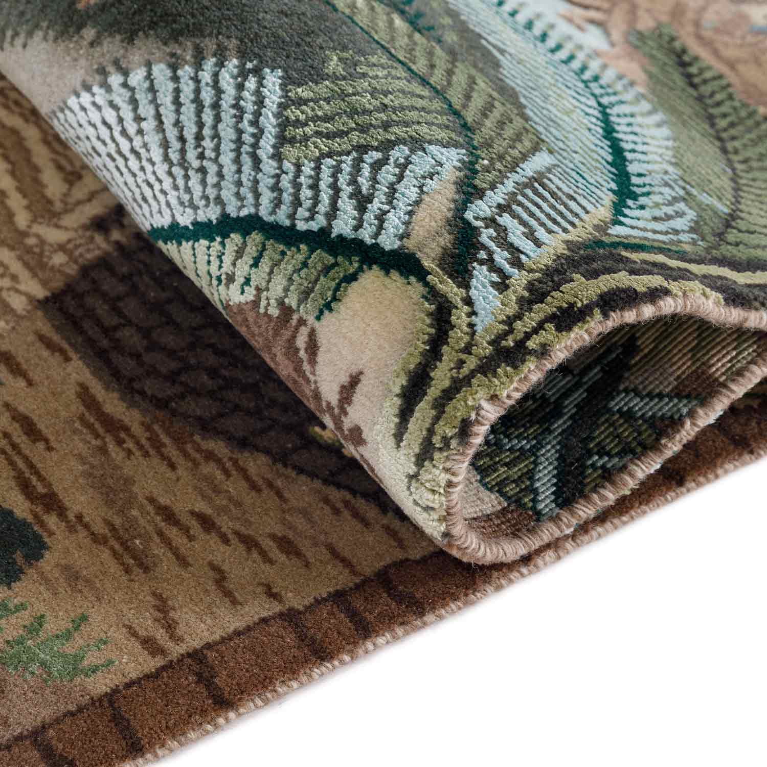 Journey Within Hand Knotted Woollen And Viscose Rug By Anita Dalmia