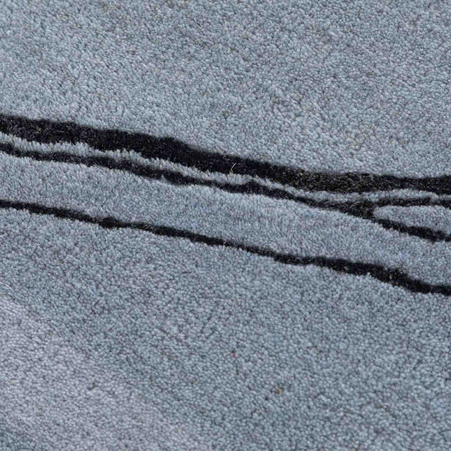 Bend It Like Steel Hand Tufted Woollen And Viscose Rug By Shripal Munshi