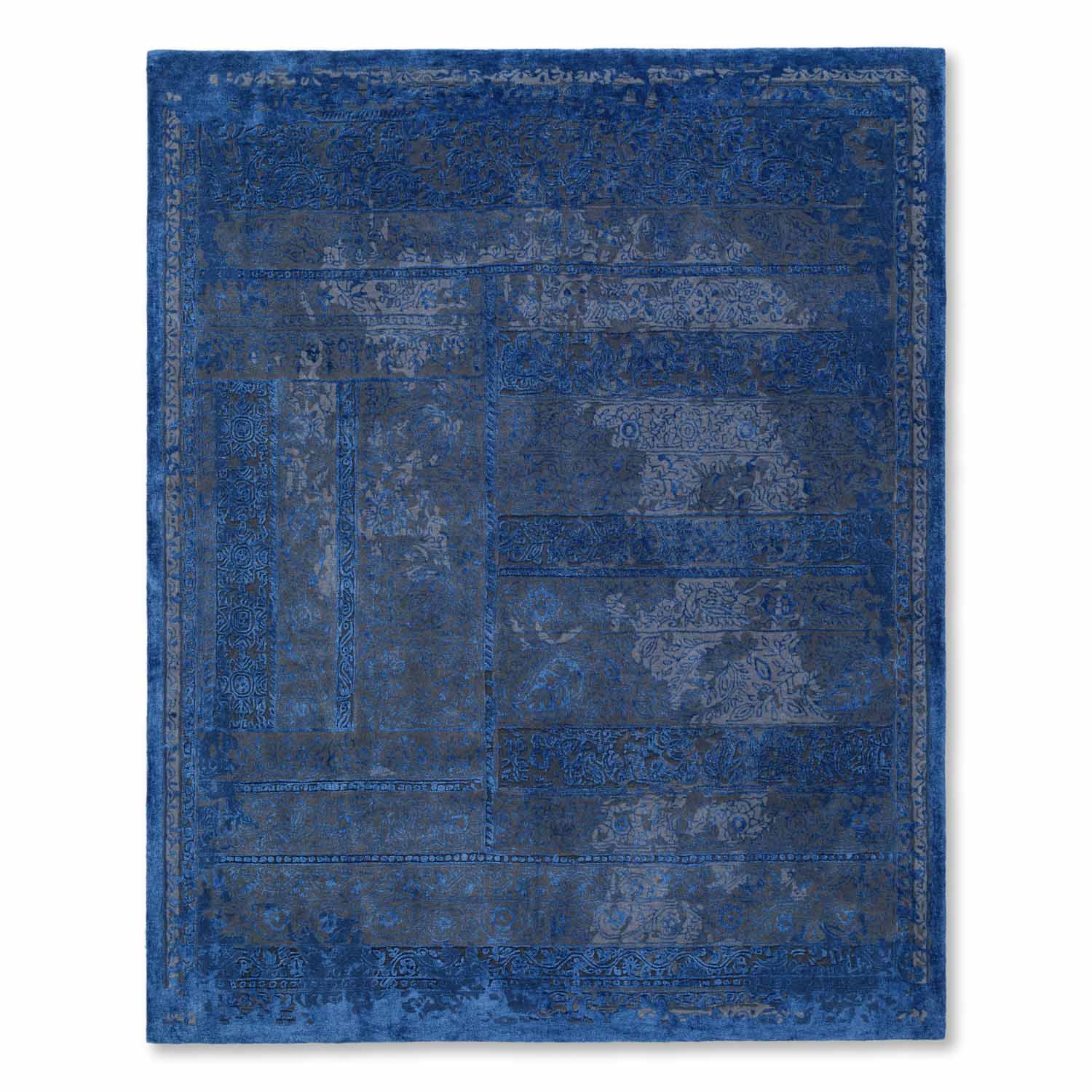 Syahi Hand Tufted Woollen And Viscose Rug By Tarun Tahiliani