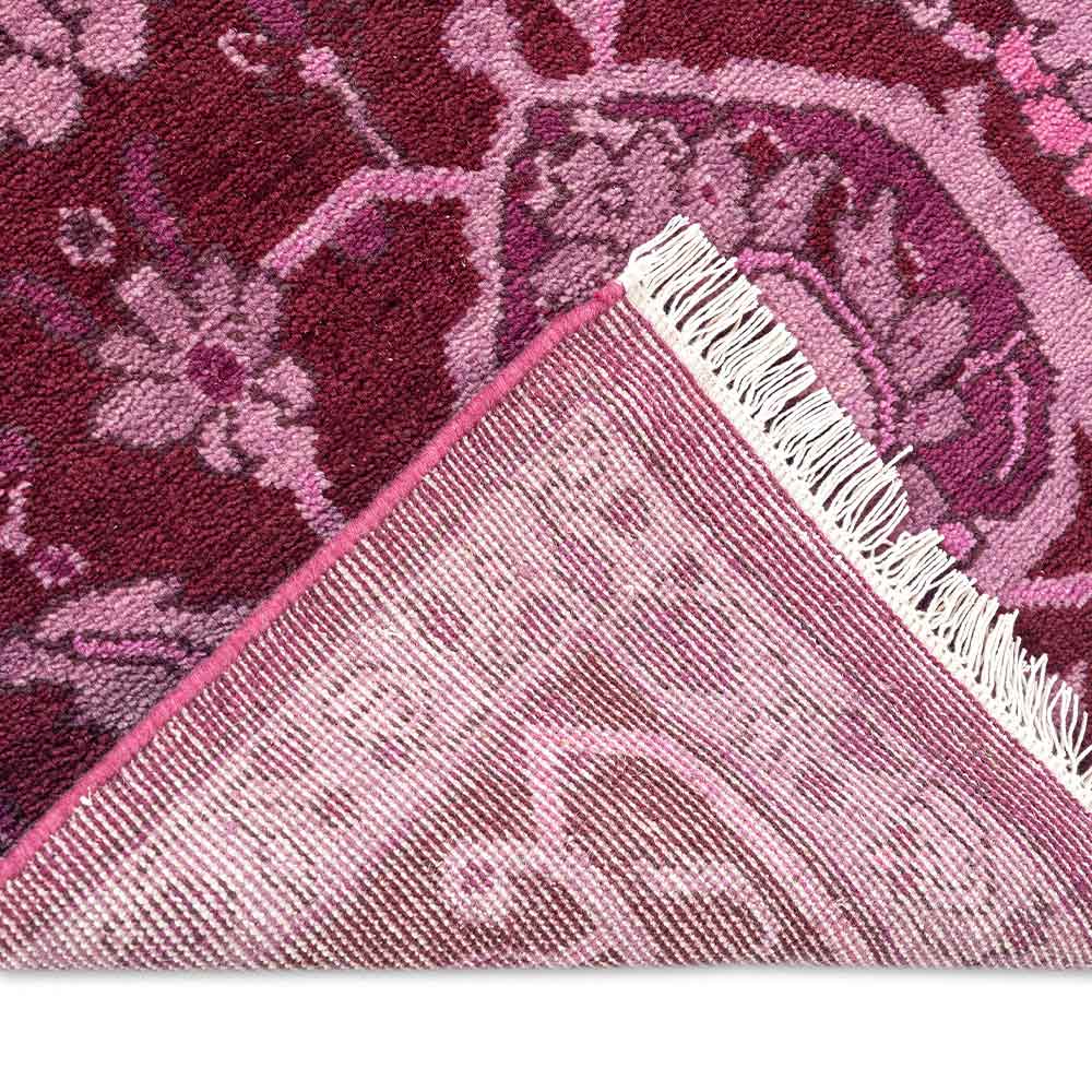Copper Hand Knotted Woollen Rug