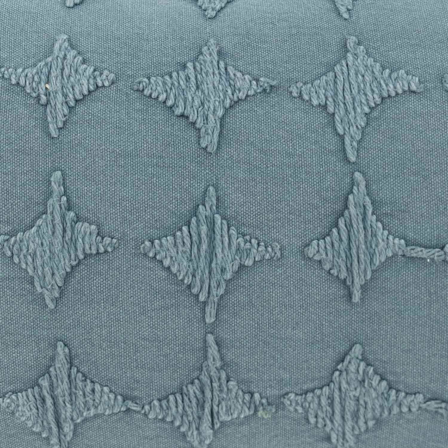 Star-Light Cotton Embroidered Cushion Cover