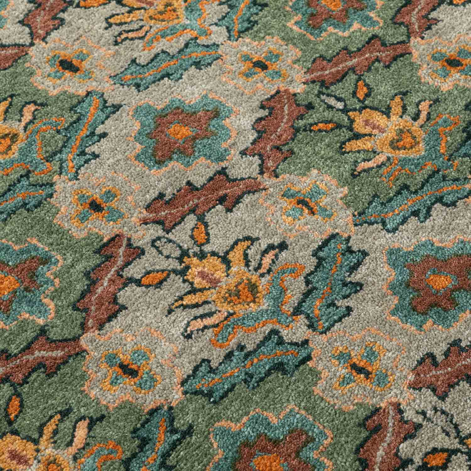 Khitan Hand Tufted Woollen Rug