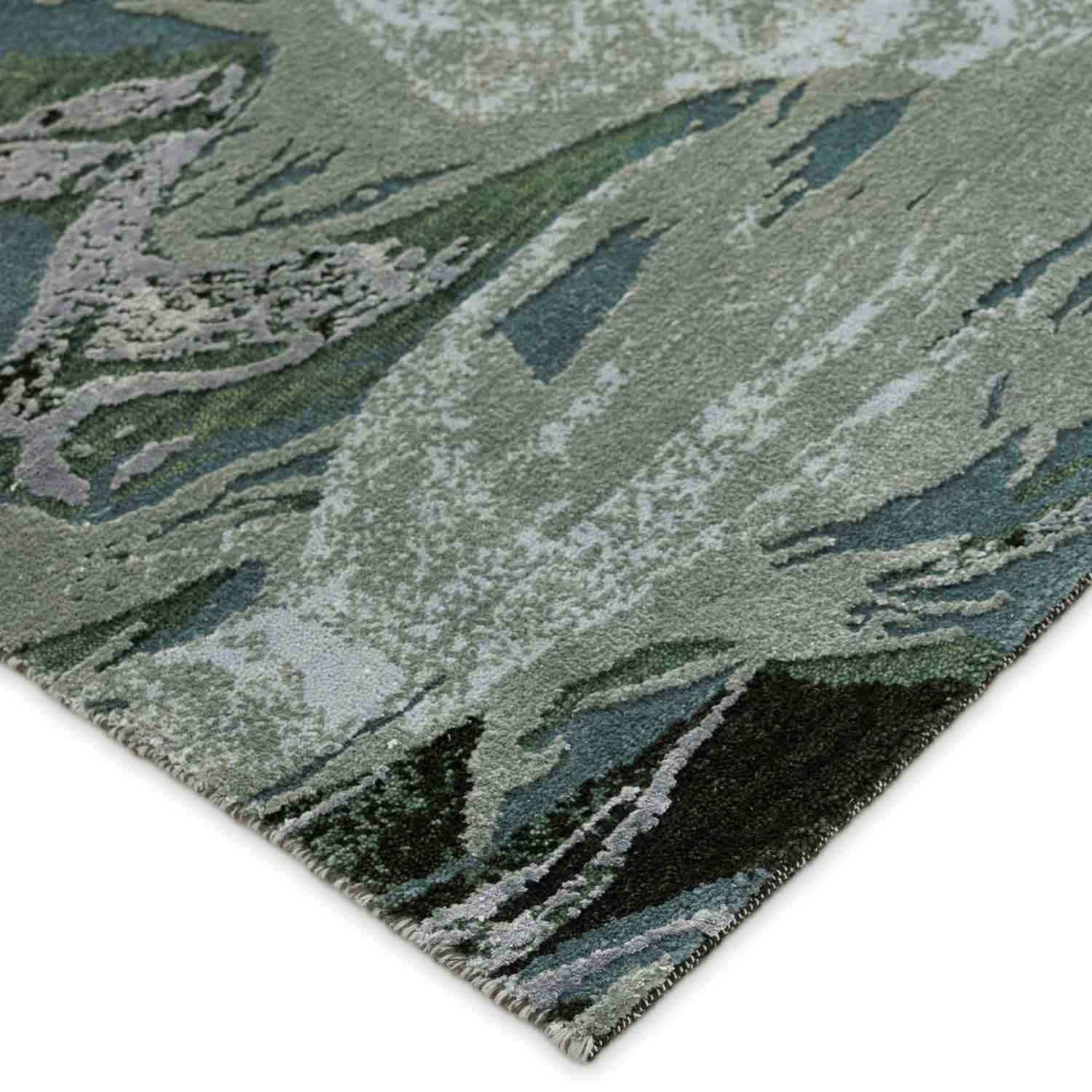 Meadough Hand Knotted Woollen And Viscose Rug