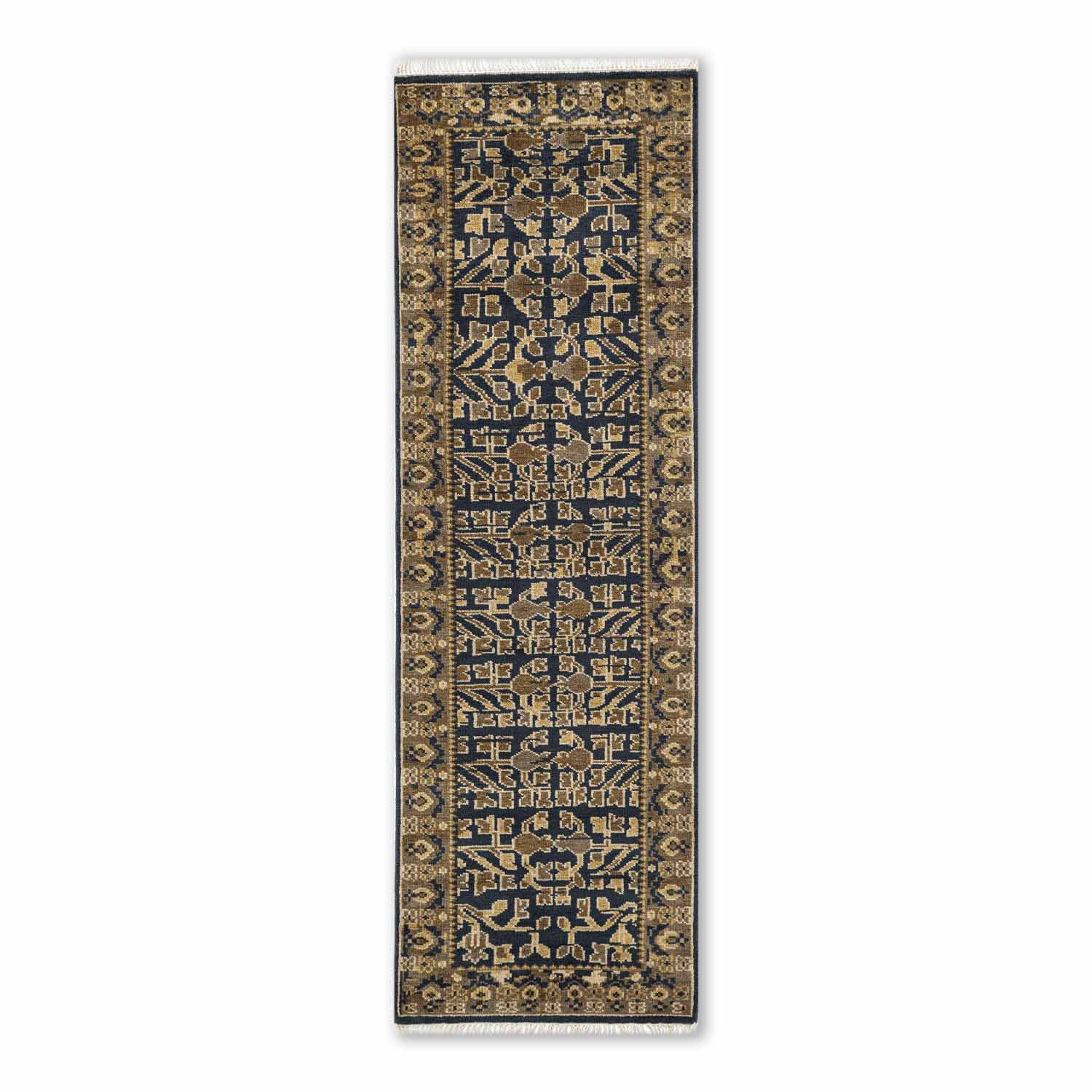 Khotan Hand Knotted Woollen Runner