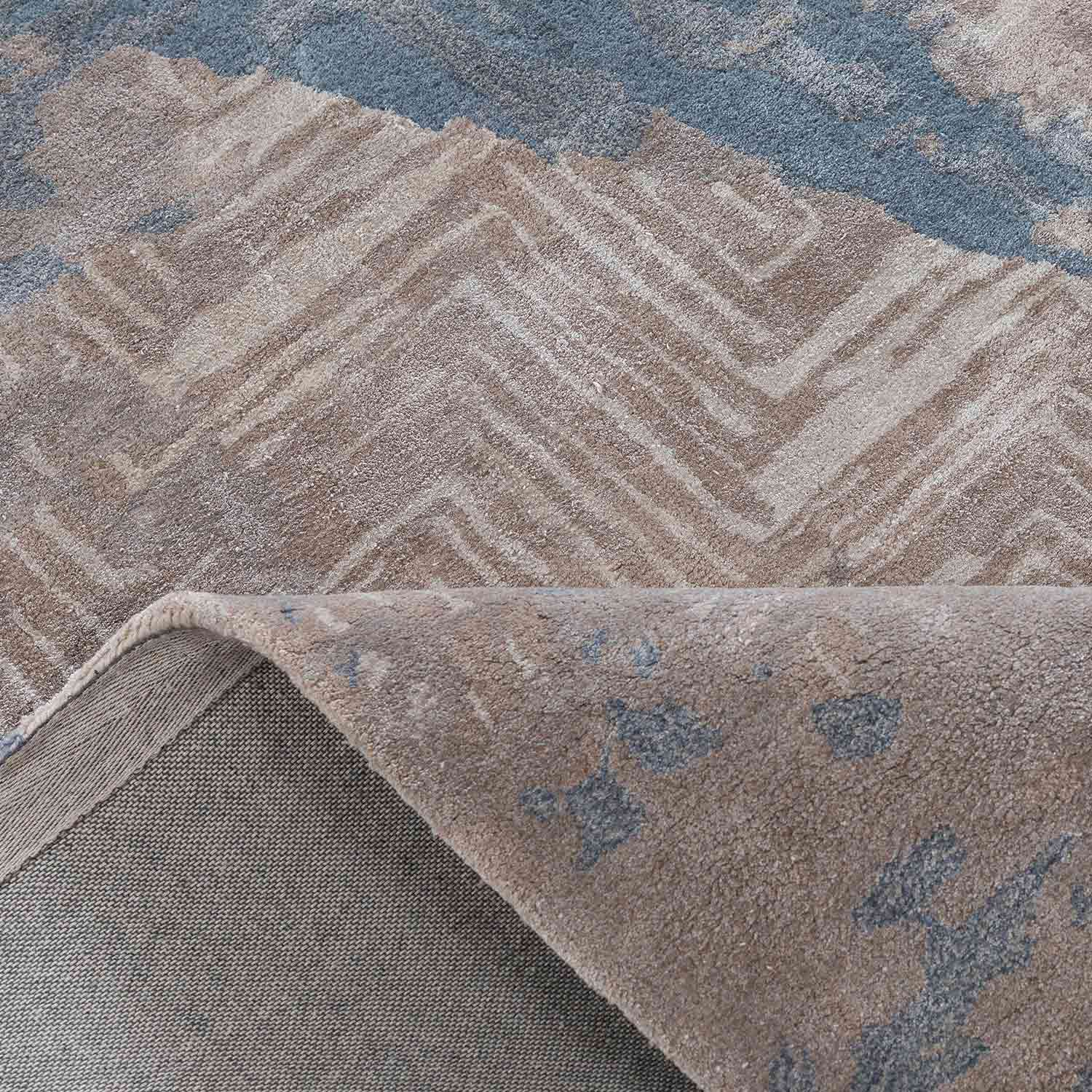 Inklet Hand Tufted Woollen And Viscose Rug