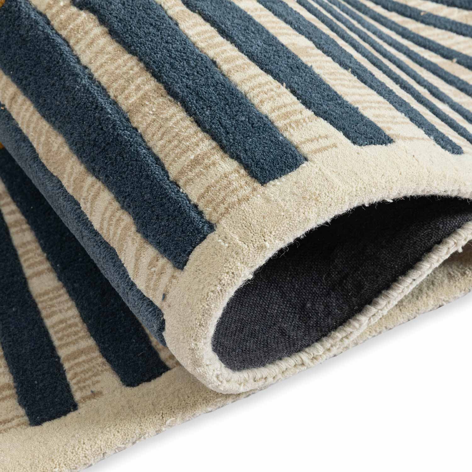Ghoom Hand Tufted Woollen And Viscose Rug